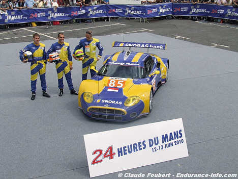 Spyker er også med på Le Mans
(Foto: Claude Foubert - Endurance-Info.com)